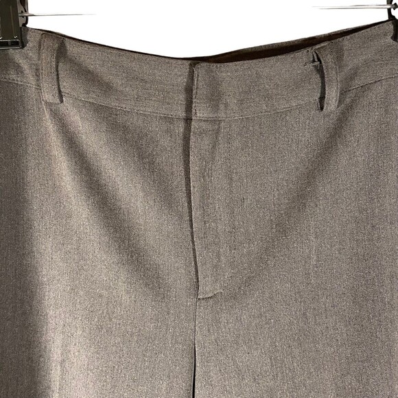 Rafaella Women's‎ Gray Flat Front Cropped Slacks Trousers Career Petite Size 10 - Picture 7 of 8